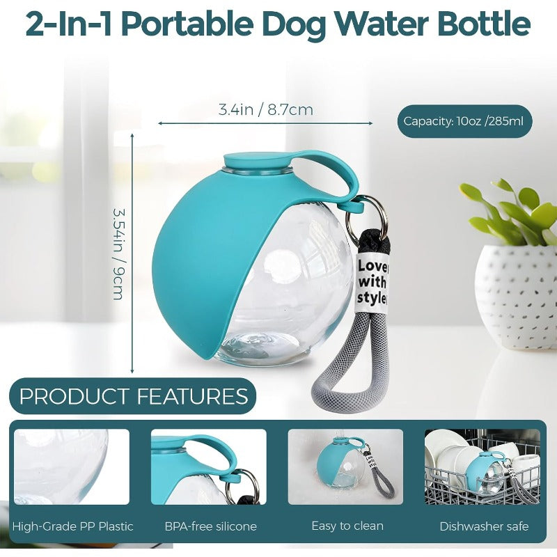 Dual-Purpose Pet Travel Bottle