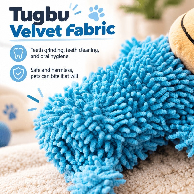 Squeaky Dog Plush Toy