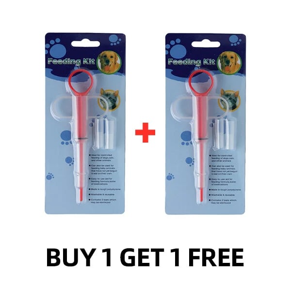 Pet Pill Syringe Dispenser ✦ Safe, Stress-Free Medication for Cats & Dogs