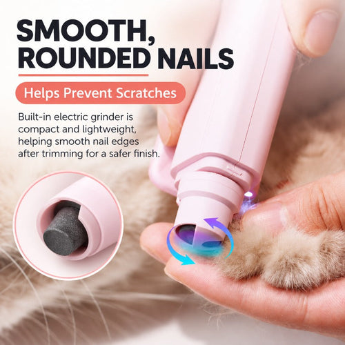 2-in-1 LED Pet Nail Clipper