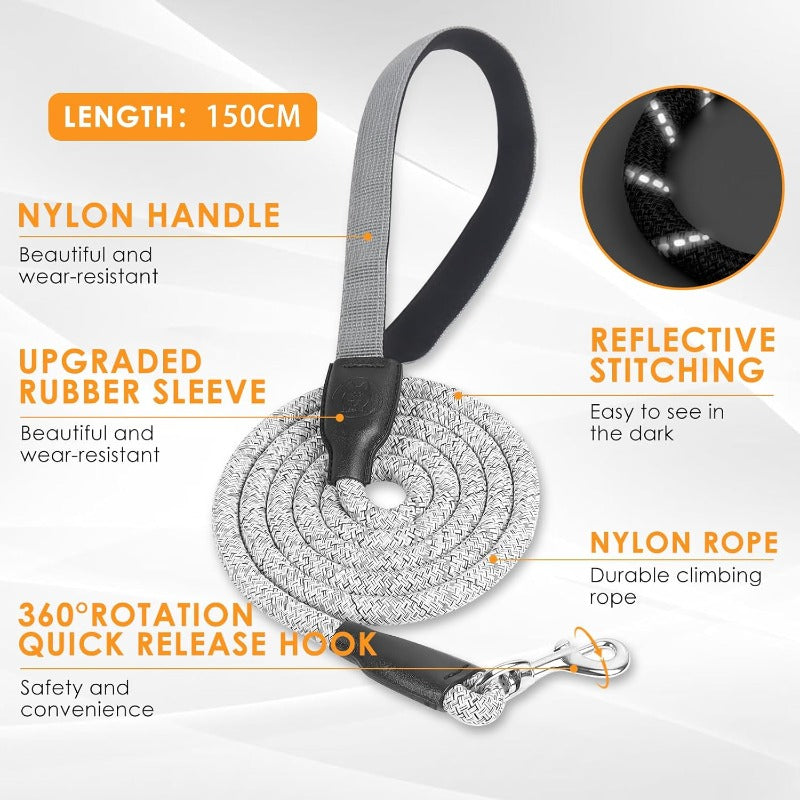 YoPoll Breathable Dog Harness with Reflective Leash