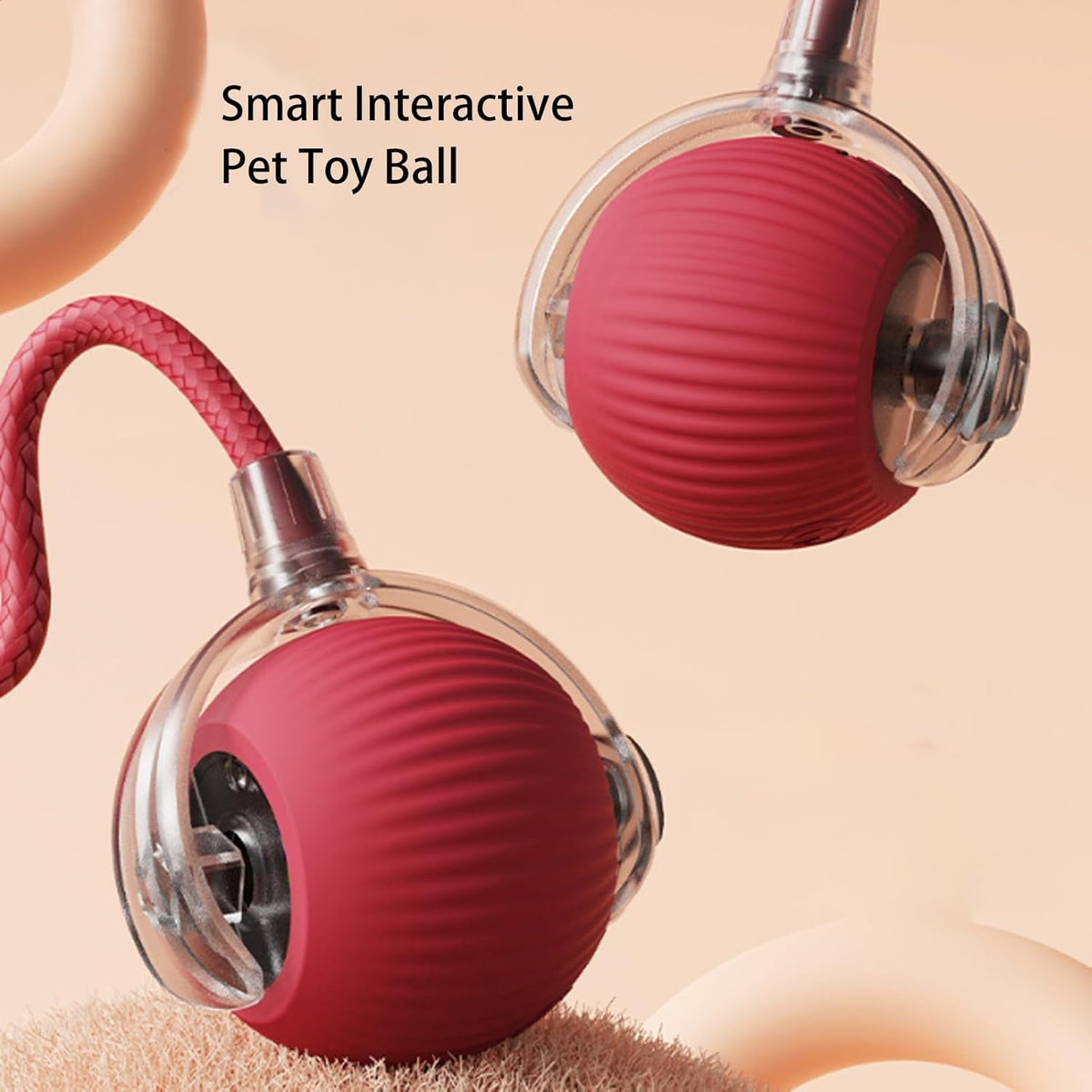 Yopoll interactive pet toy ball