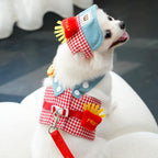 3-in-1 Pet Harness Set with Sun Hat & Leash