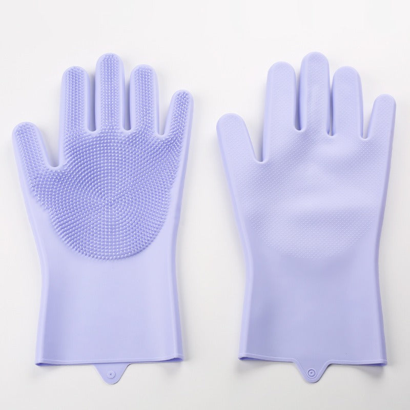 Dual-Sided Silicone Pet Gloves