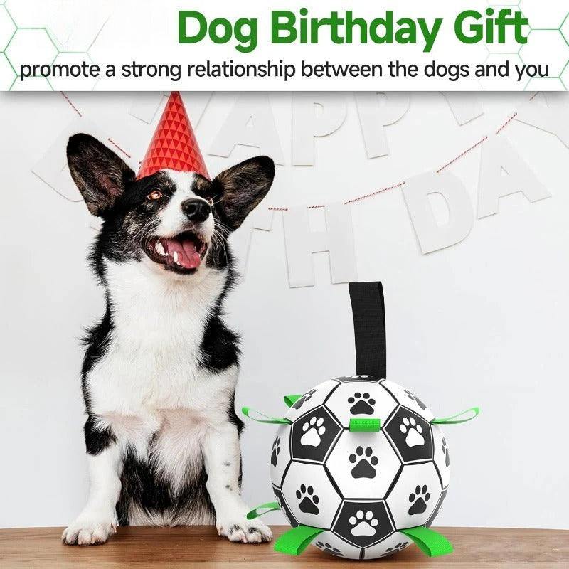 Interactive Floating Dog Soccer Ball