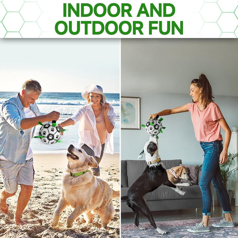 Interactive Floating Dog Soccer Ball
