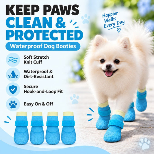 Waterproof Knit Dog Booties