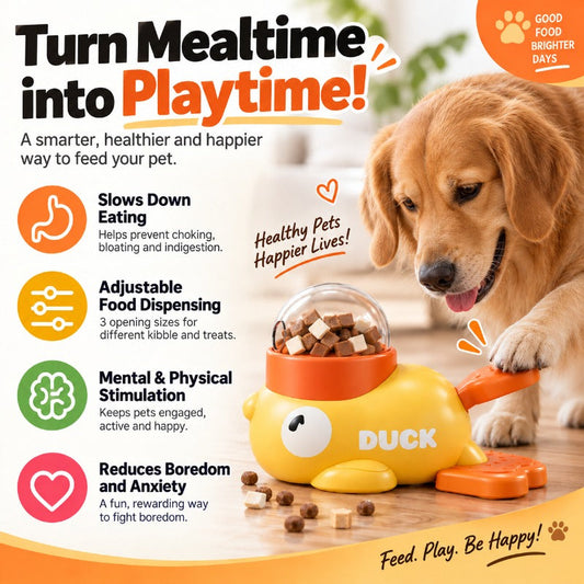 YoPoll Interactive Treat Dispenser DogToys Slow Feeder