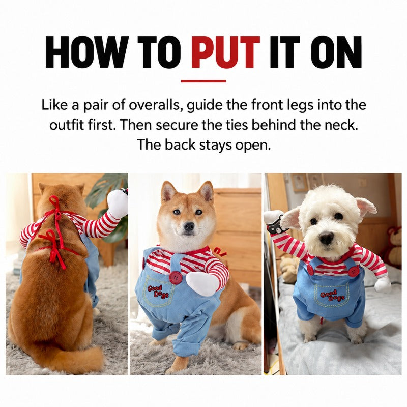 Pet Halloween Doll Costume