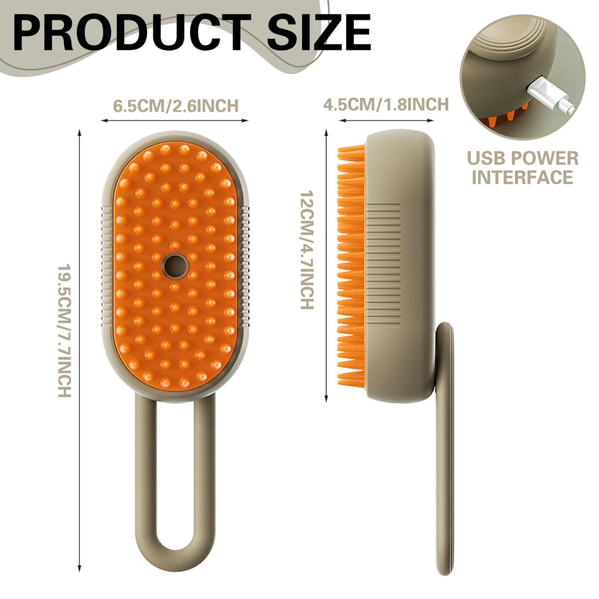 PuffEase Spritz defur comb