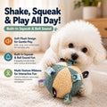 Ribbon Loop Squeaky Dog Ball