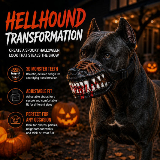 Terrifying Hellhound Dog Muzzle