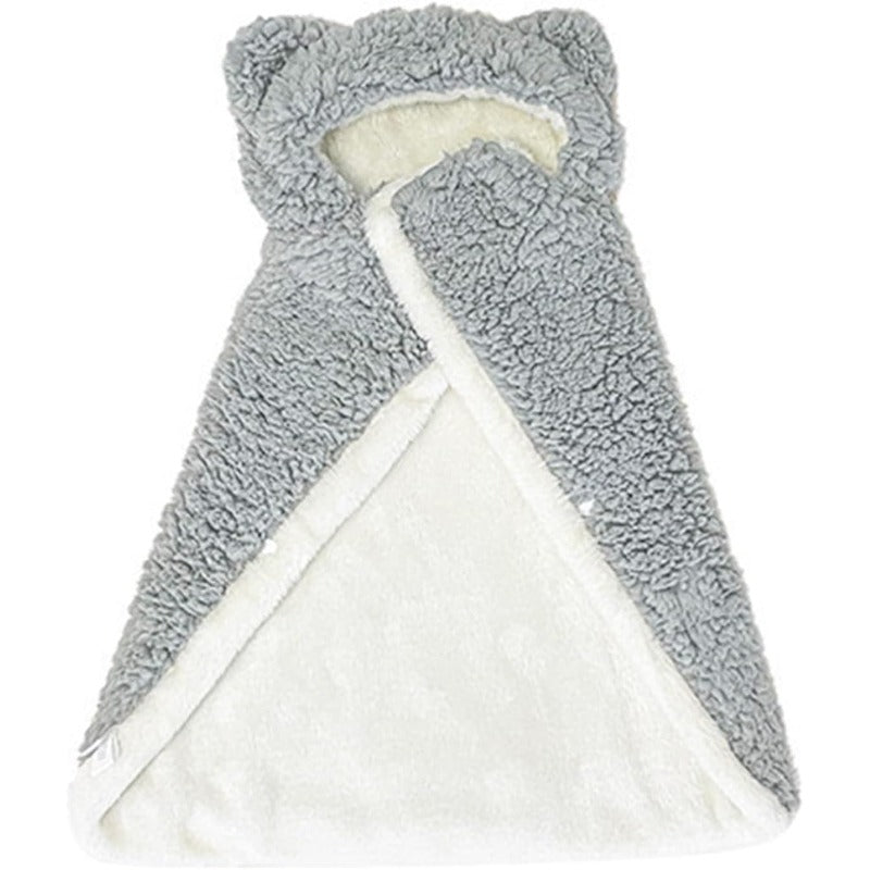 Bear-Ear Pet Cloak Blanket